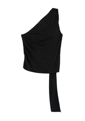 TOM FORD one-shoulder scarf-detail top - Black