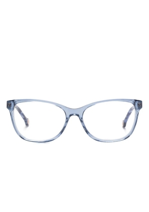Carolina Herrera rectangle-frame glasses - Blue