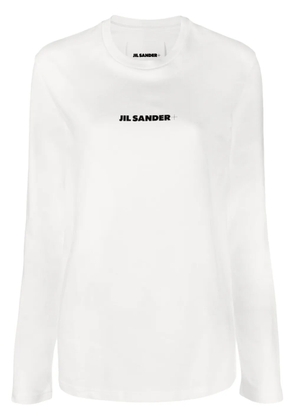 Jil Sander logo-print cotton T-shirt - White