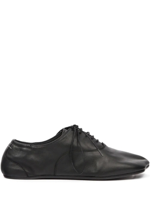 MM6 Maison Margiela square-toe Oxford shoes - Black