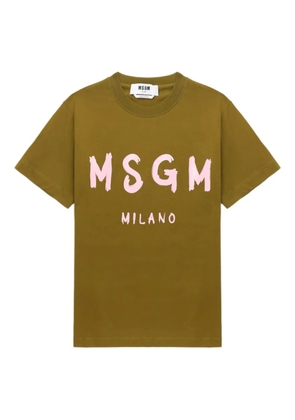 MSGM printed T-shirt - Green
