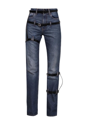 Coperni multi-belt five-pocket jeans - Blue