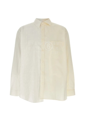 MM6 Maison Margiela panelled shirt - Neutrals