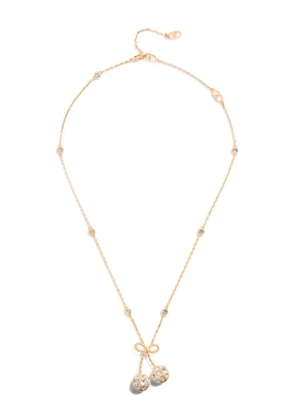 Valentino Garavani Cherryfic crystal-embellished necklace - Gold
