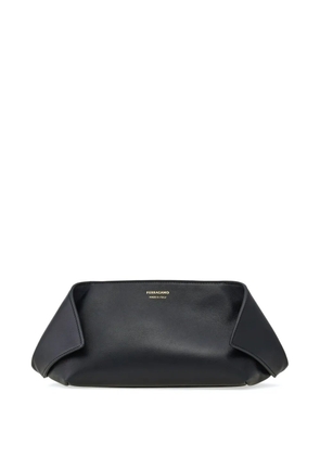 Ferragamo leather makeup bag - Black