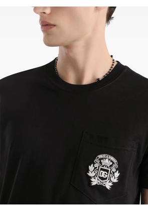 Dolce & Gabbana pocket-chest T-Shirt - Black