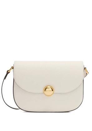 Furla spherical-embellishment leather mini bag - White