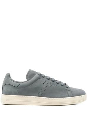 TOM FORD perforated suede sneakers - Blue