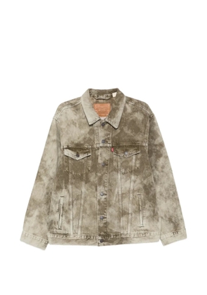 Levi's logo-patch jacket - Green