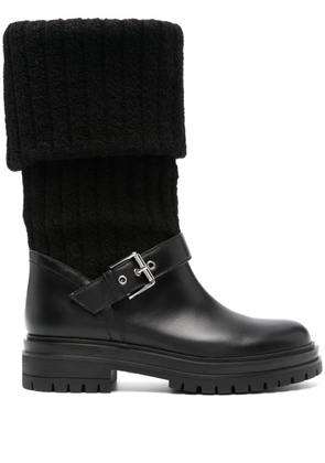 Gianvito Rossi buckle-detail boots - Black
