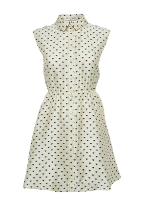 Christian Dior Pre-Owned 2024 heart-print dress - Neutrals