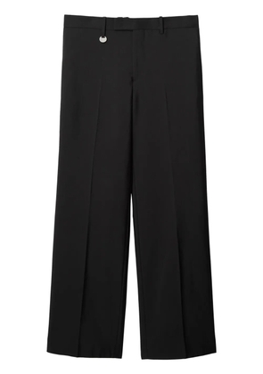 Burberry straight-leg wool-blend trousers - Black