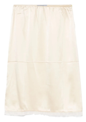 Prada satin mini skirt - Yellow