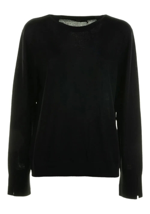 Seventy long-sleeve split-cuff sweatshirt - Black