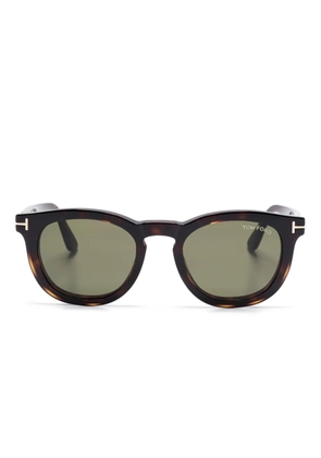 TOM FORD Eyewear pantos-frame glasses - Brown