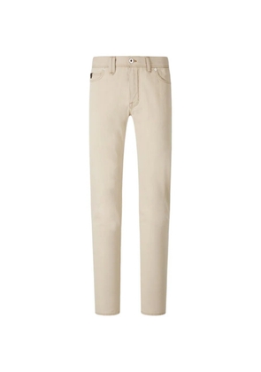 Brioni patch pocket straight-leg jeans - Neutrals