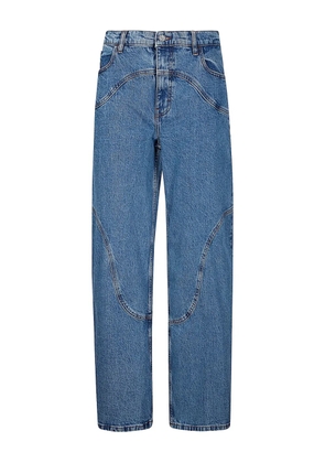 Baum Und Pferdgarten Napoleon suede-pocket jeans - Blue