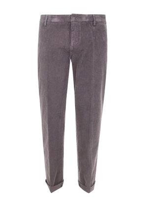 DONDUP corduroy cuffed trousers - Grey