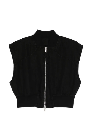 Thom Krom zip-up linen jacket - Black