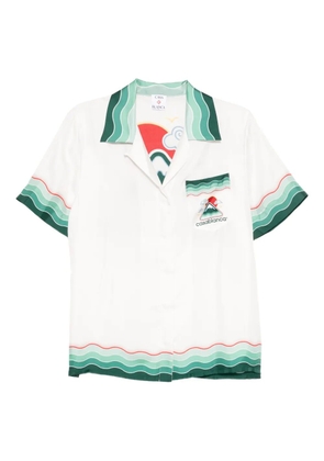 Casablanca Montagne Ondulee shirt - White