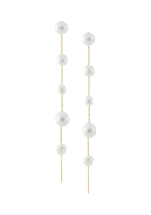 Cult Gaia Atum pearl drop earrings - White