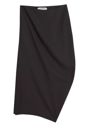 Lanvin asymmetric skirt - Black