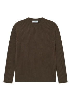 Les Deux ribbed crew-neck sweater - Brown