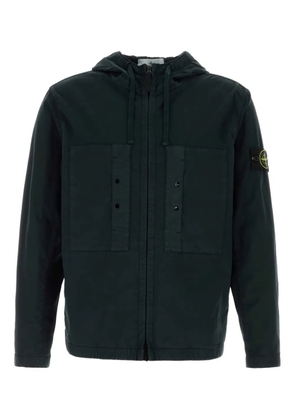 Stone Island jersey hooded jacket - Black