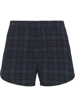 Martine Rose plaid-print shorts - Black