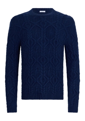 Malo cable-knit sweater - Blue