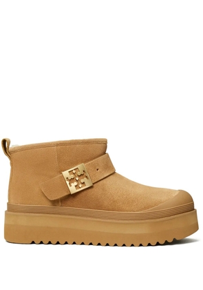 Tory Burch Mellow platform boots - Neutrals