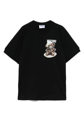 Moschino logo-print T-shirt - Black