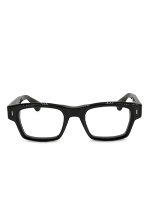 Peter And May square-frame glasses - Black