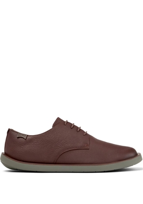 Camper Wagon leather lace-up derby shoes - Brown