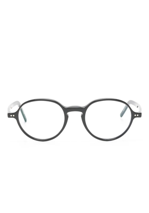 Lunor round-frame glasses - Black