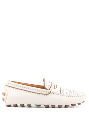 Tod's Gommino Macro studded loafers - White