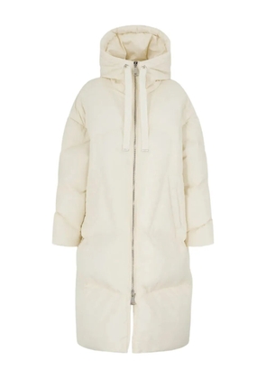 Khrisjoy hooded zip-fastening coat - Neutrals