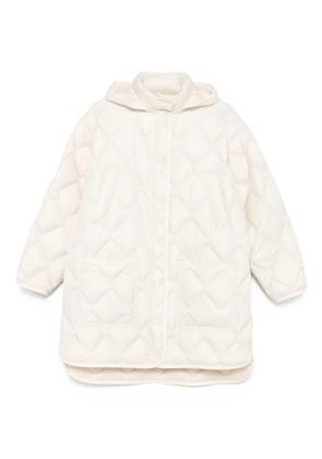 Woolrich quilted hooded coat - Neutrals