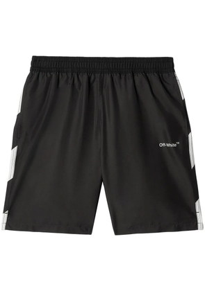 Off-White Diag Surfer Swimshorts - Black