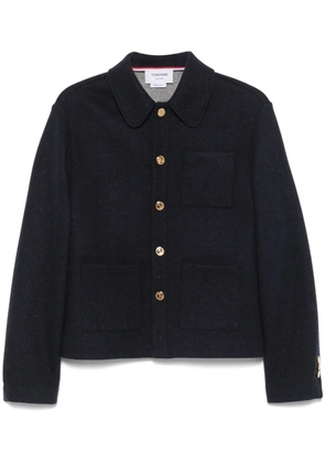 Thom Browne buttoned cashmere jacket - Blue