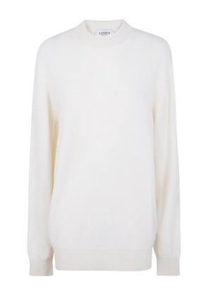 Laneus crew-neck merino-wool sweater - White