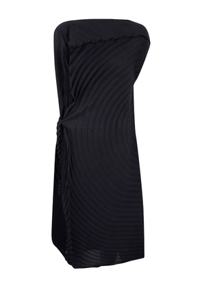 Issey Miyake Paper Bag Pleats midi dress - Black