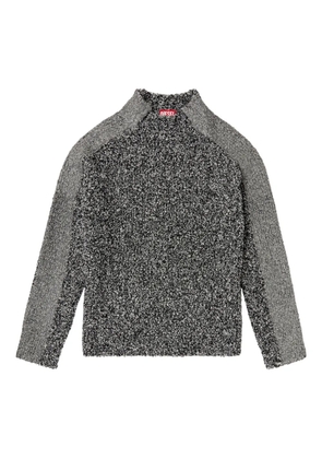 Diesel high-neck wool sweater - Grey