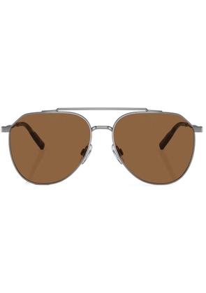 Dolce & Gabbana Eyewear pilot-frame tinted sunglasses - Grey