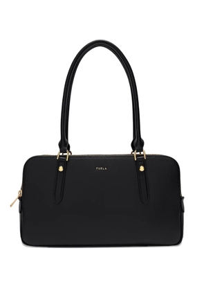 Furla medium Boston zip leather tote bag - Black