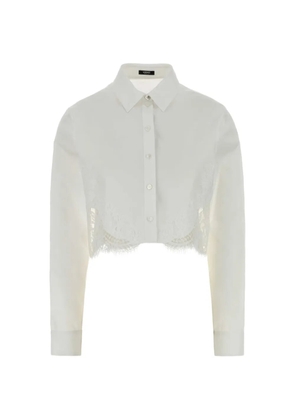 Versace lace poplin shirt - White