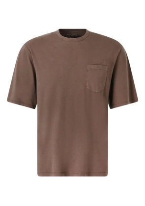 Officine Generale pocket T-shirt - Brown