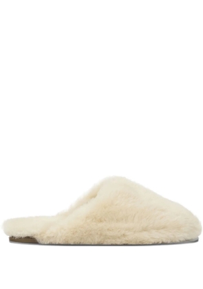 Aeyde Rega shearling slippers - Neutrals