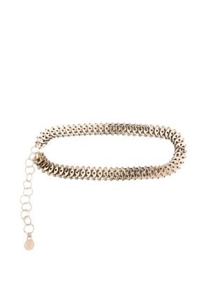 Rabanne coin-link belt - Gold