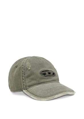 Diesel C-Ball-Utlt distressed baseball cap - Green
